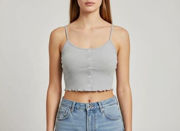 bluzki prazkowane: Top damski, rozmiar L — 5