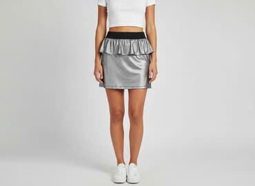 mini spódniczka obcisła: Silver, Spódnica damska, rozmiar L — 1