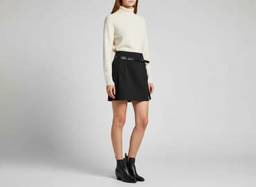 krótkie spódnice skórzane: Spódnica damska, rozmiar S — 1