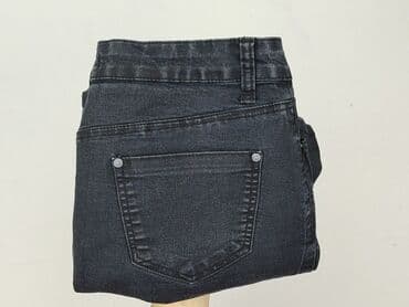 spódniczka dżinsowe z wysokim stanem: Boohoo, Spódnica damska, rozmiar S — 5