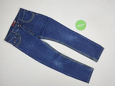 dresy nike: Spodnie jeansowe, 11 lat, 146, stan - Idealny — 2