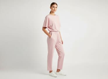 sukienki midi różowa: Sukienka damska, rozmiar S — 1