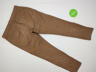 lniane spodnie pull and bear: PULL&BEAR, Spodnie materiałowe damskie, rozmiar M — 3