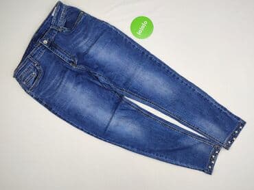 dżinsy z perełkami: Jeansy damskie, rozmiar M — 2