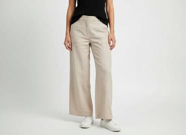 buty stephan: Material trousers for women, size S — 8