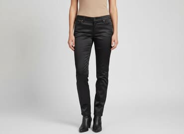 spodnie hello kitty xs: Okay, Material trousers for women, size XS — 8