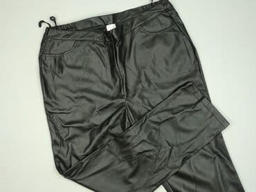 jeansy damskie podarte: Material trousers for women, size 4XL (EU 48) — 1