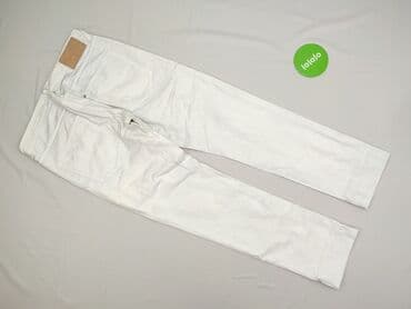 massimo dutti biale spodnie: Jeansy dla mężczyzn, rozmiar M — 3