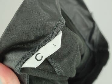 legginsy skorzane lidl: Cubus, Leggings Eco-leather for women, size L — 4