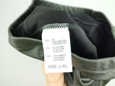 legginsy eko skóra push up: Legginsy Ze skóry ekologicznej damskie, rozmiar L — 5