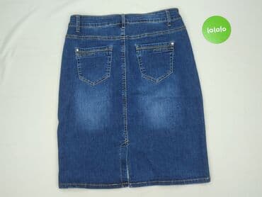 niebieska spódnice plisowane: M.Sara, Spódnica damska, L — 3