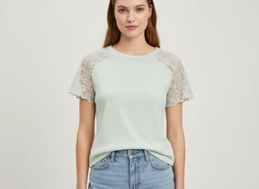 t shirt billie eilish h m: H&M, Women`s T-shirt, size S — 7