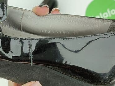 buty na koturnie z futerkiem: Półbuty damskie, rozmiar 37 — 4