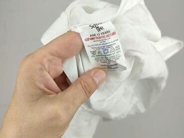 kurtki roxy: Shirt 13 years, condition - Very good, pattern - Monochromatic, color - White — 4