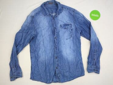 marynarki jeansowe męskie: Koszulа dla mężczyzn, rozmiar L — 2