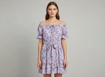 shein sukienka fioletowa: Shein, Sukienka damska, rozmiar M — 7