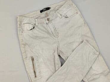 Women: Material trousers for women, size XL (EU 42) — 1