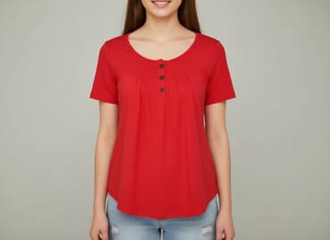 reserved czerwona bluzki: Bluzka damska, rozmiar XL — 5