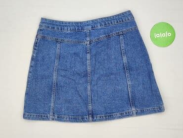 niebieska spódnice plisowane: Topshop Moto, Spódnica damska, M — 3