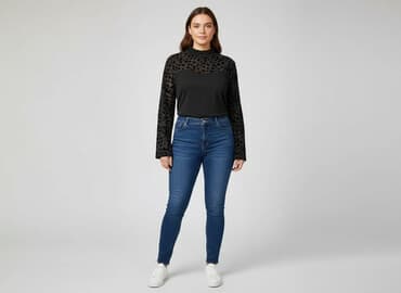 shein czarne bluzki: Shein, Bluzka damska, rozmiar XL — 7