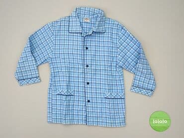 czapka ursus c 360: Shirt 8 years, condition - Good, pattern - Cell, color - Light blue — 2