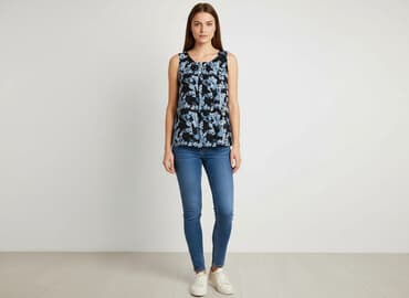 koszulki z dekoltem v: Vero Moda, Bluzka damska, S — 6