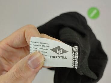 czarne t shirty damskie w serek: FreeStyle, T-shirt damski, rozmiar M — 5