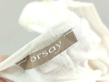 orsay, koszula damska, rozmiar s stan: używany rozmiar: s kolor: biały wady: wymaga czyszczenia dodatkowe informacje: należy pamiętać, że pomiary są wykonywane przez program, błąd może wynosić do 2 cm sposób dopasowa: Orsay, Women`s T-shirt, size S — 4