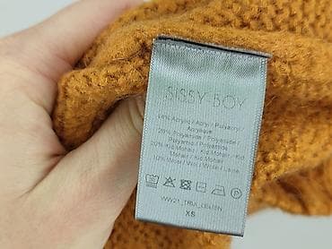 beżowy sweter: Golf damski, rozmiar XS — 5