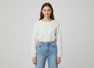 gorsetowe bluzki: Sinsay, Bluzka damska, rozmiar M — 7