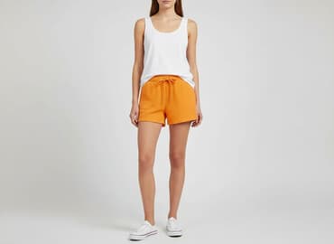 krótkie spodenki pomarańczowe damskie: Amisu, Szorty damskie, rozmiar XS — 7