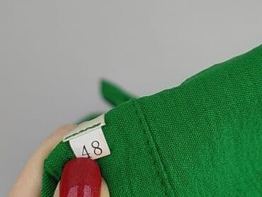 bluzki v neck: Koszula damska, rozmiar 4XL — 5