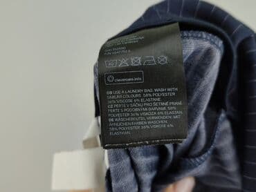 legginsy granatowe damskie: H&M, Legginsy Eleganckie damskie, rozmiar S — 5