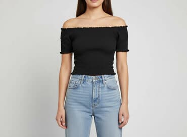 bluzki dla kobiet z dużym biustem: New Look, Top damski, rozmiar L — 6