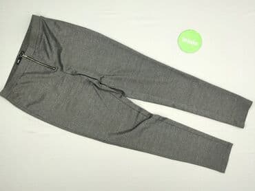 woskowane legginsy z wysokim stanem zara: Sinsay, Material trousers for women, size L (EU 40) — 2