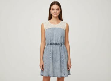 sukienka z cienkiego jeansu: Sukienka damska, rozmiar S — 1