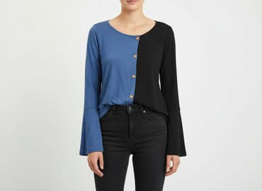 bluzki asymetryczna: Bluzka damska, rozmiar S — 5