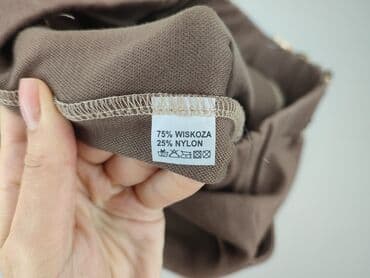 Women's Pants: Material trousers for women, size L — 5