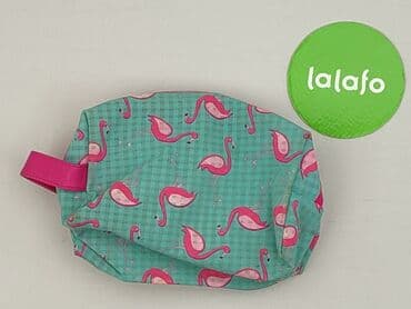 portfel monnari: Kosmetyczka/etui z motywem flamingów - Kolor: miętowy w drobną kratkę — 3