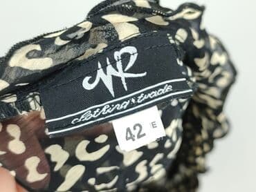 czarne bluzki dekolt v: Sukienka damska, rozmiar XL — 4