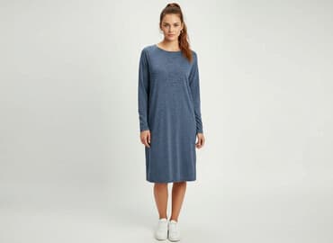 sukienki midi długi rękaw: Jacqueline De Yong, Sukienka damska, rozmiar S — 6