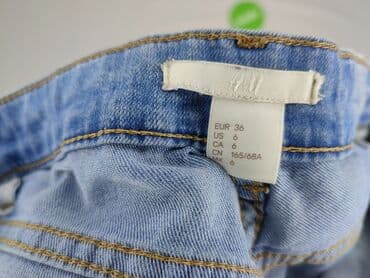 jasne damskie jeansy: H&M, Jeansy damskie, rozmiar S — 4
