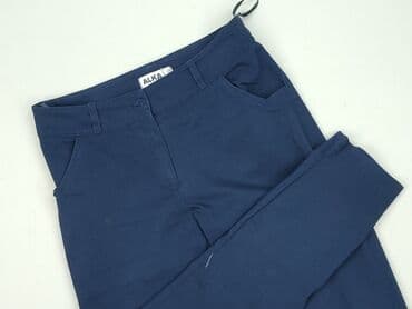 granatowe chinosy damskie: Spodnie materiałowe damskie, rozmiar M — 1