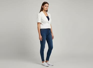 szorty z marynarka: Marynarka damska, rozmiar S — 6