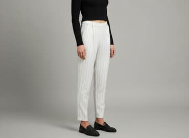 plisowane spódnice bershka: Bershka, Spodnie materiałowe damskie, rozmiar XS — 6