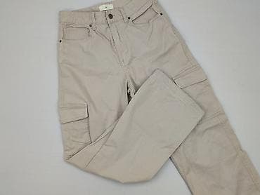 pull on trousers h: H&M, Spodnie cargo damskie, rozmiar S — 1