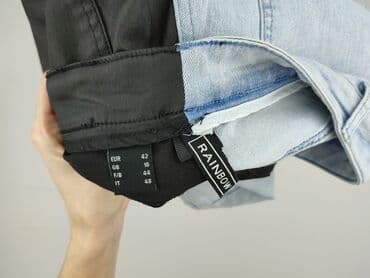 legginsy lateksowe z wysokim stanem: Jeansy damskie, L — 5