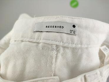 baggiest jeans: Reserved, Spodnie materiałowe damskie, rozmiar 2XL — 4