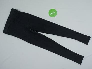 czarne legginsy z wysokim stanem push up: Legginsy Eleganckie damskie, rozmiar S — 3