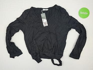 basic bluzki damskie: Black, Bluzka damska, rozmiar S — 2